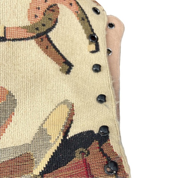 Vintage Greater LA Handmade Embroidery Cowboy Western Riding Boots Heeled 8.5 - Picture 10 of 10